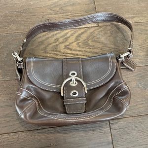 Brown Coach Shoulder Bag (never used)